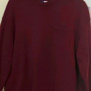 Divided by H&M Sweatshirt color Maroon